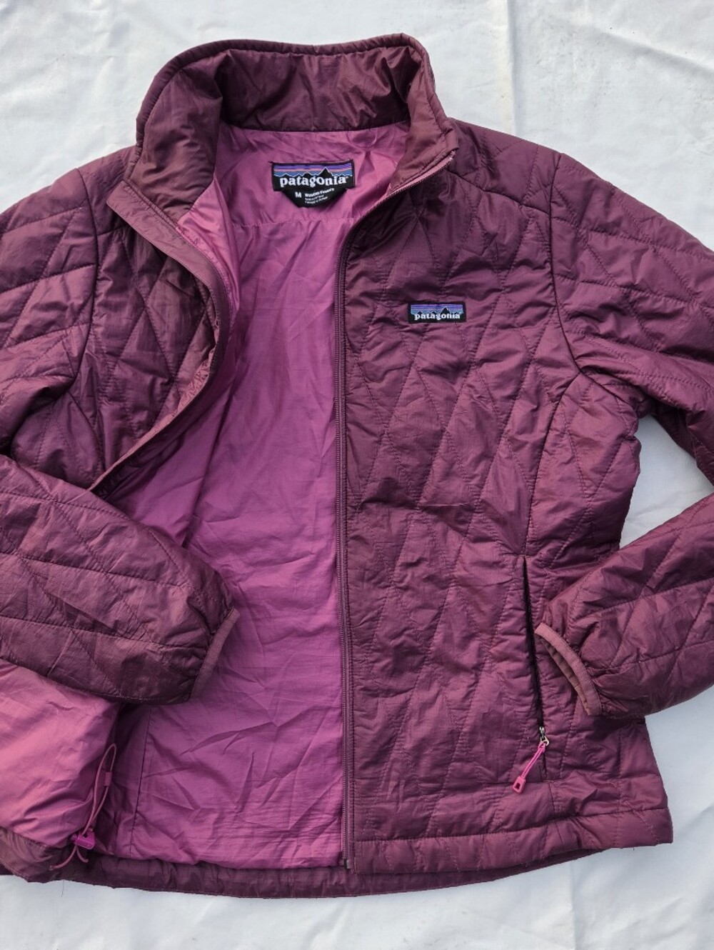 Patagonia Women's Nano Puff Insulated Jacket in Plum / Grape Purple Medium